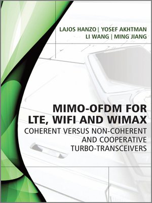cover image of MIMO-OFDM for LTE, WiFi and WiMAX